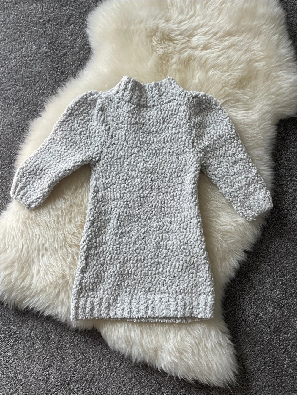 Cat & Jack Bubble Knit Mock Neck Kids Dress